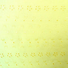Charger l&#39;image dans la galerie, Tissu Chouchou jaune clair broderie Atelier Madeleine made in France 