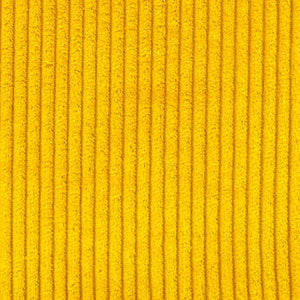 Tissu Chouchou velours côtelé Atelier Madeleine made in France coloris jaune moutarde