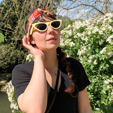 Charger l&#39;image dans la galerie, Headband Nadia twist made in France en wax Atelier Madeleine