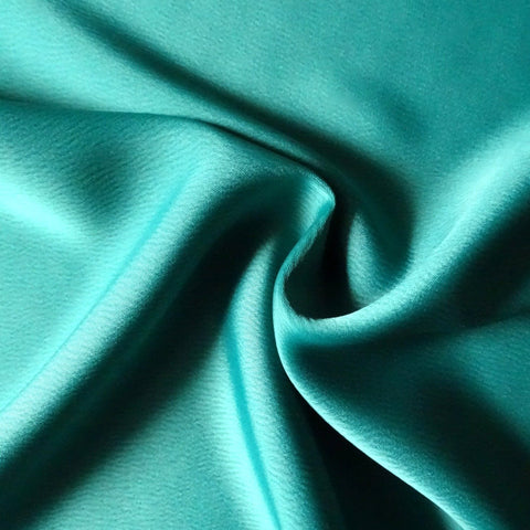 Tissu Noeud cache-agrafes de soutien-gorge Atelier Madeleine made in France satin turquoise