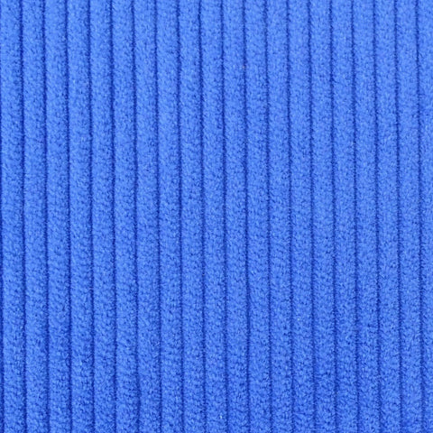Tissu Chouchou velours cotele bleu made in France Atelier Madeleine