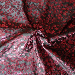 Tissu Noeud cache-agrafes de soutien-gorge Atelier Madeleine made in France haute couture rouge