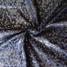 Charger l&#39;image dans la galerie, Tissu Noeud cache-agrafes de soutien-gorge Atelier Madeleine made in France haute couture bleu